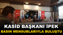 Başkan İpek üyeleri tanıtıp çalışmalarını anlattı