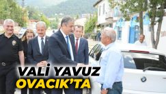 Vali Yavuz Ovacık’ta esnaf ve vatandaşı dinledi