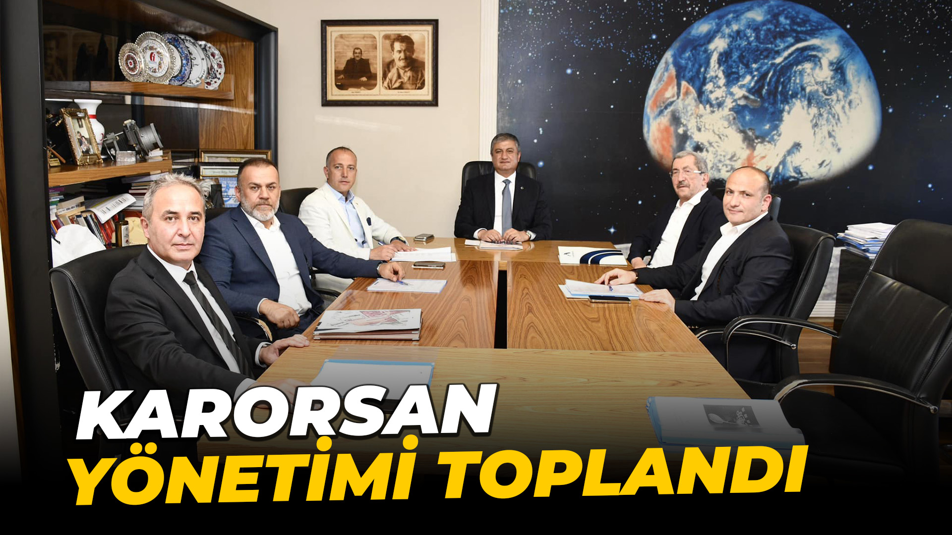 KARAORSAN YÖNETİMİ VALİ BAŞKANLIĞINDA TOPLANDI