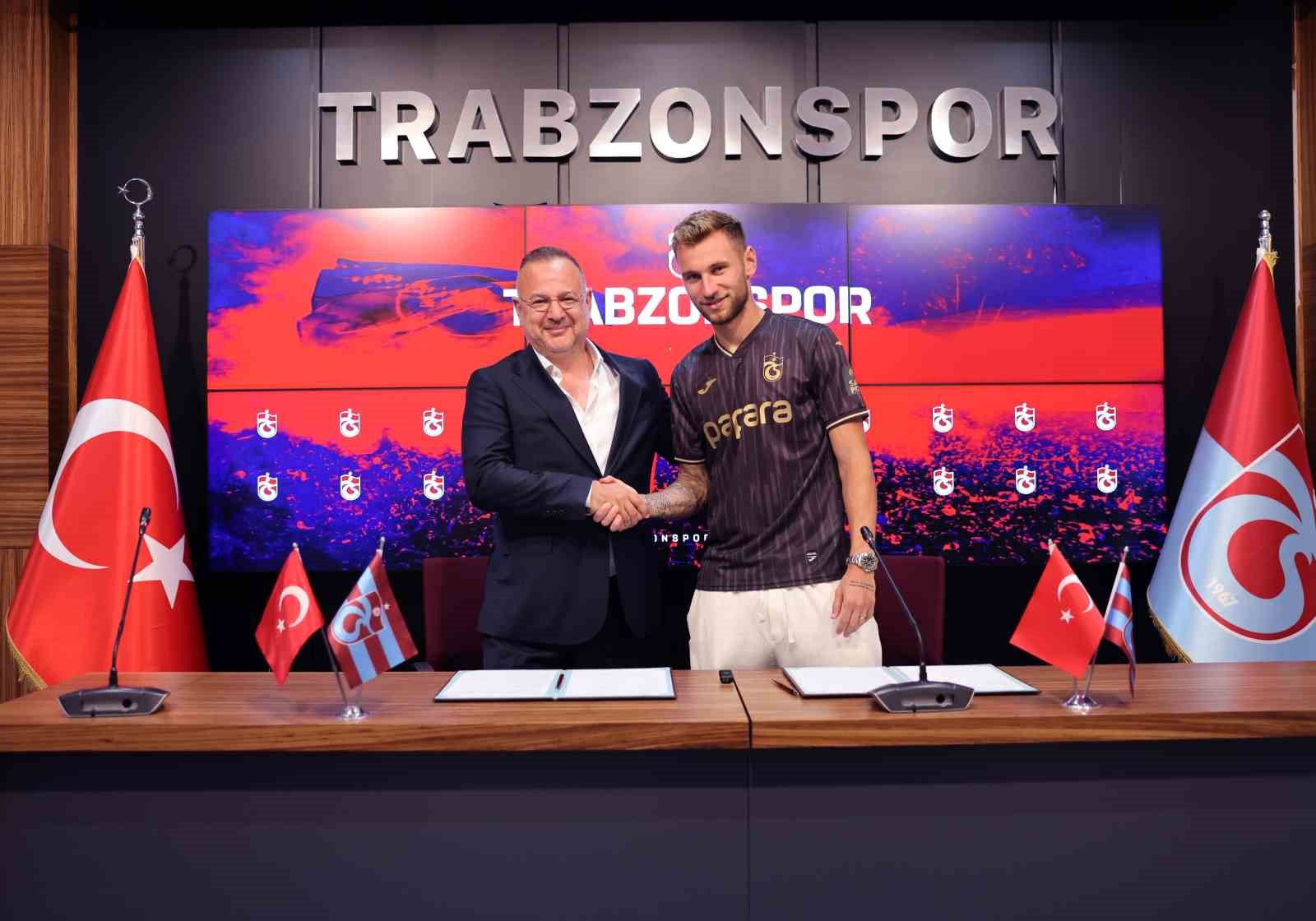 Trabzonspor, Denis Draguş için imza töreni düzenlendi