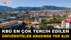 KBÜ En Çok Tercih Edilen Üniversiteler Arasında Yer Aldı.