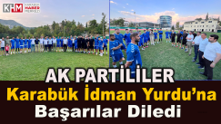 AK Partililer Karabük İdman Yurdu’na Başarılar Diledi