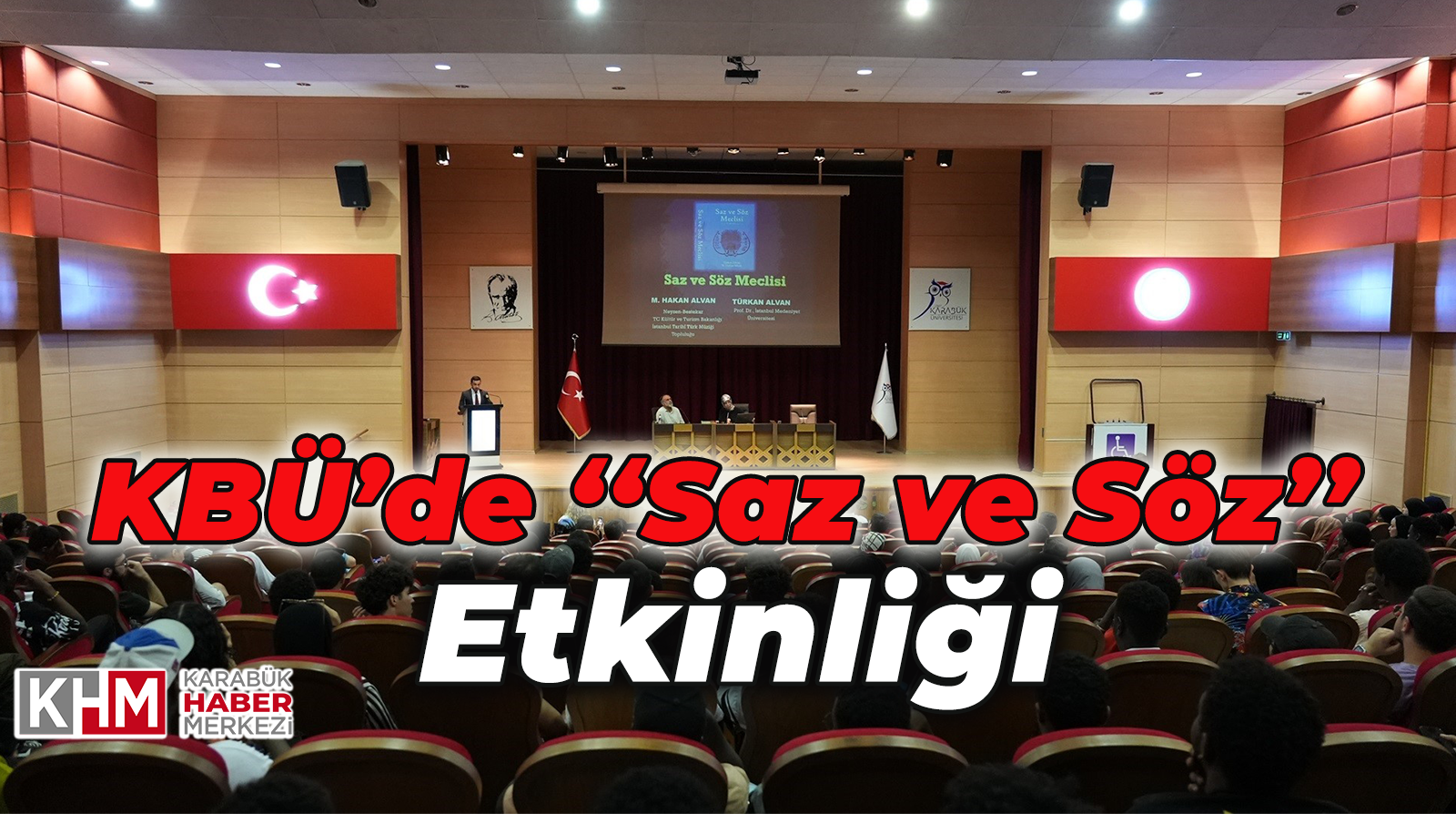 KBÜ’de “Saz ve Söz Meclisi” Etkinliği