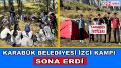 KARABÜK BELEDİYESİ İZCİ KAMPI SONA ERDİ