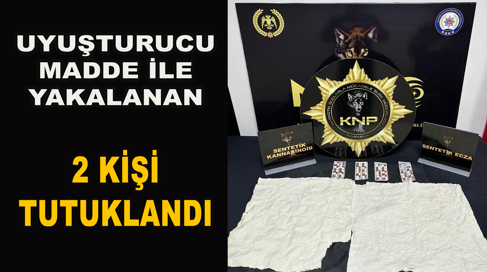 Uyuşturucu Madde İle Yakalanan 2 Kişi Tutuklandı.