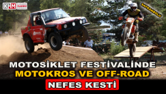 Motosiklet festivalinde motokros ve off-road nefes kesti