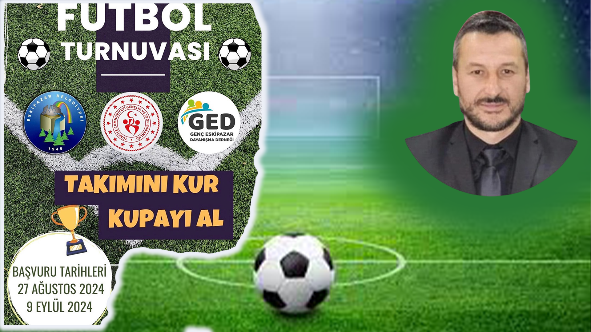 ESKİPAZAR’DA FUTBOL TURNUVASI BAŞLIYOR