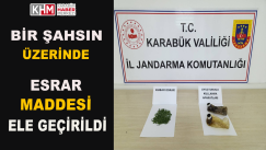 Üzerinde Esrarla Yakalandı