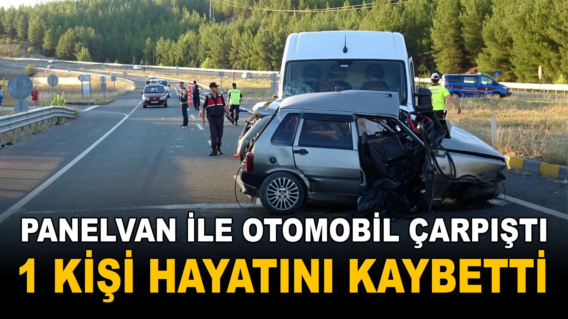 Karabük’te trafik kazası: 1 ölü, 1 yaralı