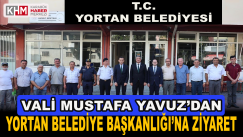 Vali Mustafa Yavuz, Yortan Belediye Başkanlığı’nı Ziyaret Etti.