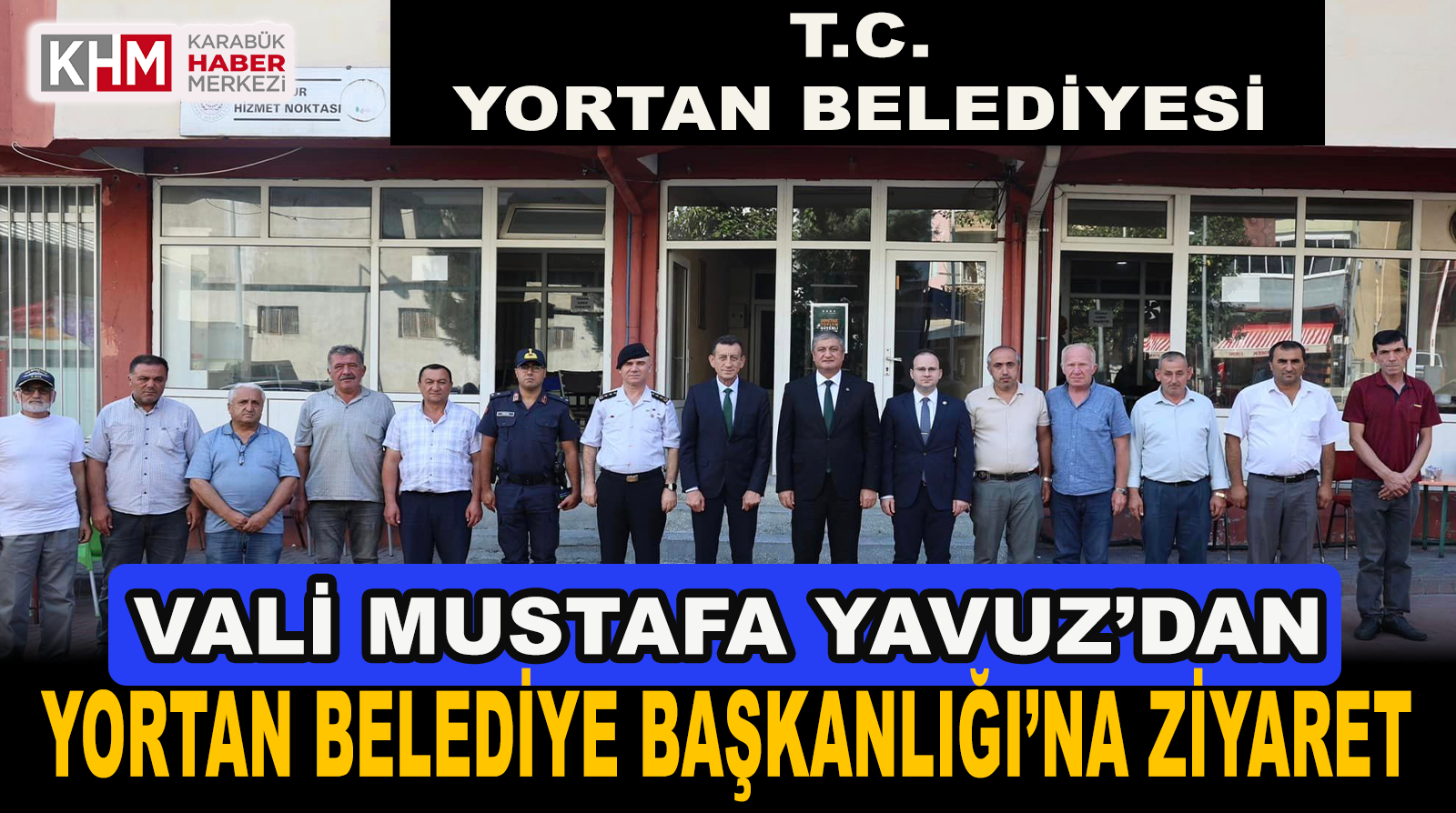 Vali Mustafa Yavuz, Yortan Belediye Başkanlığı’nı Ziyaret Etti.