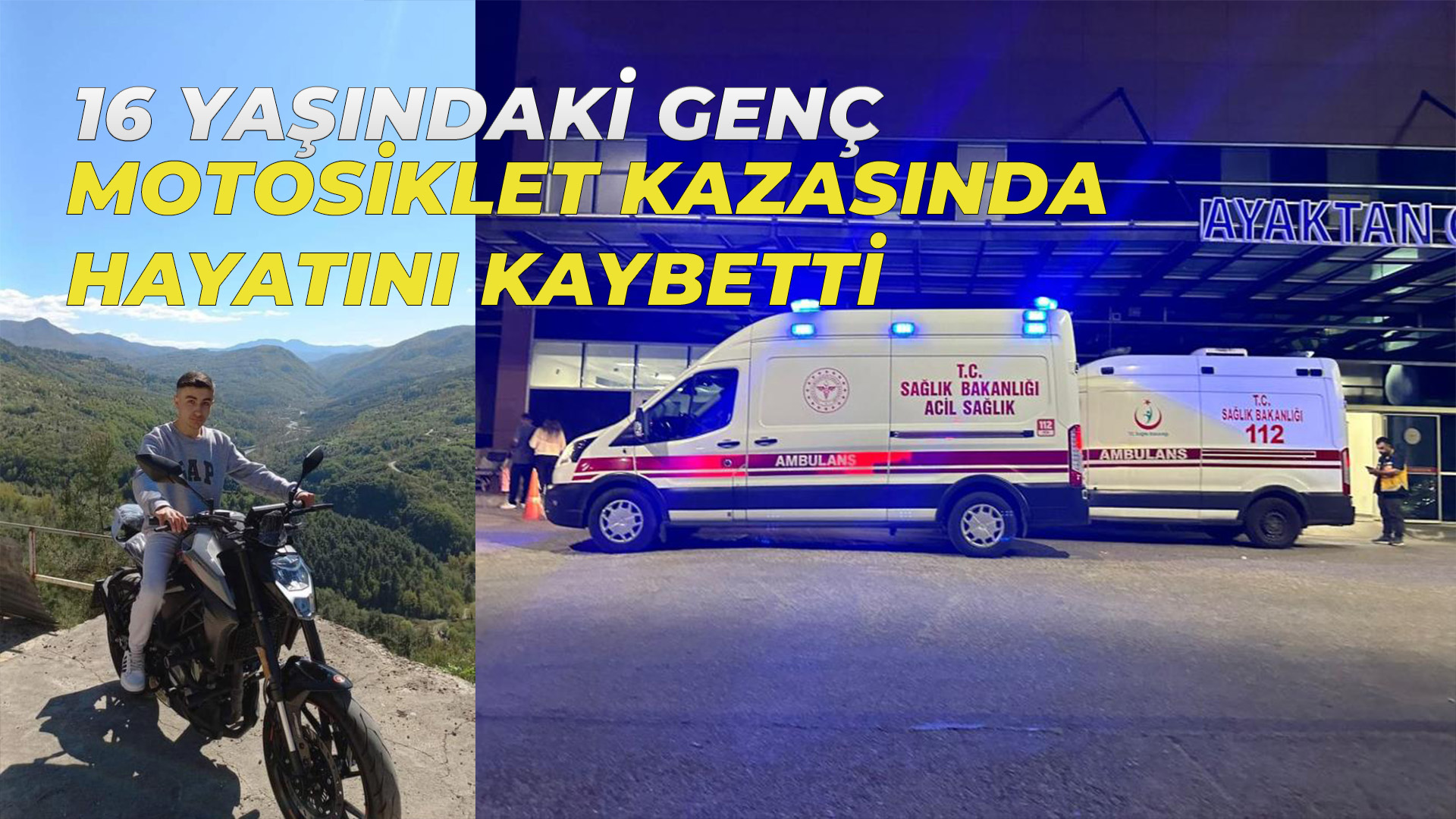 Karabüklü genç Zonguldak’ta motosiklet kazasında hayatını kaybetti