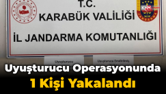 Uyuşturucu operasyonunda 1 kişi yakalandı