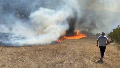 Kastamonu’da korkutan arazi yangını