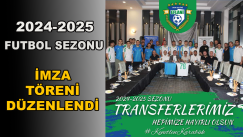 2024-2025 Futbol Sezonu İmza Töreni Düzenledi.