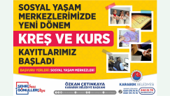 Ücretsiz Kreş ve Kurs Kayıtları Başladı