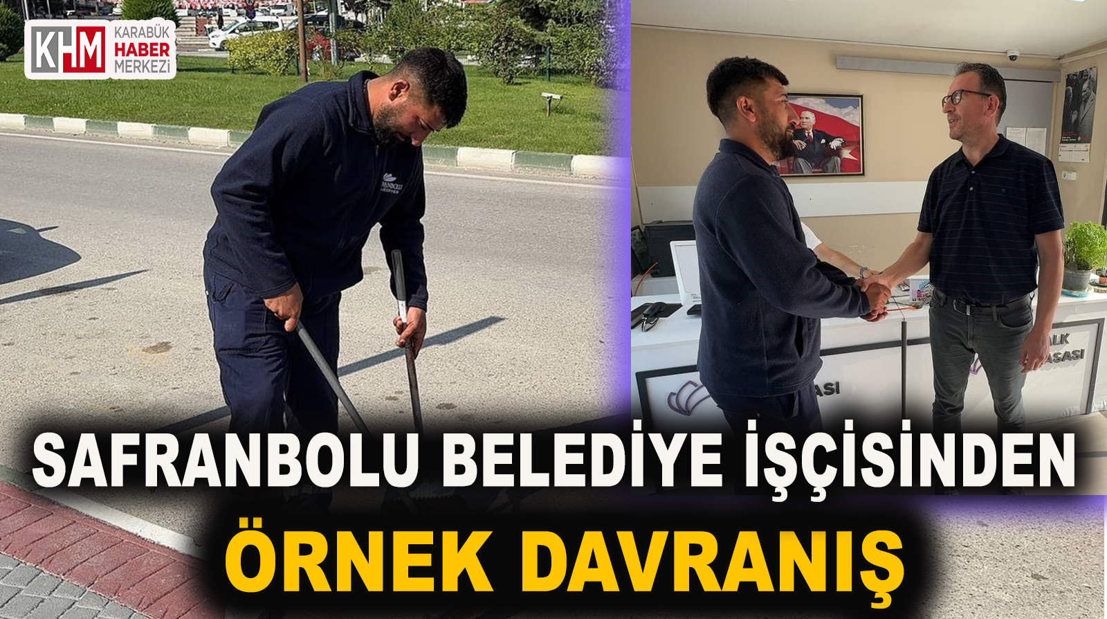 Temizlik İşçisinden Örnek Davranış