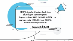 Karabük’te İşgücü Uyum Programı Başvuruları Başladı