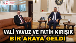 Vali Mustafa Yavuz, Karabük Üniversitesi Rektörü Prof. Dr. Fatih Kırışık ile Bir Araya Geldi.