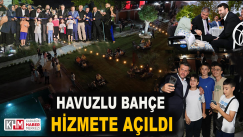 Havuzlu Bahçe Sosyal Tesisleri Vatandaşların Hizmetine Açıldı