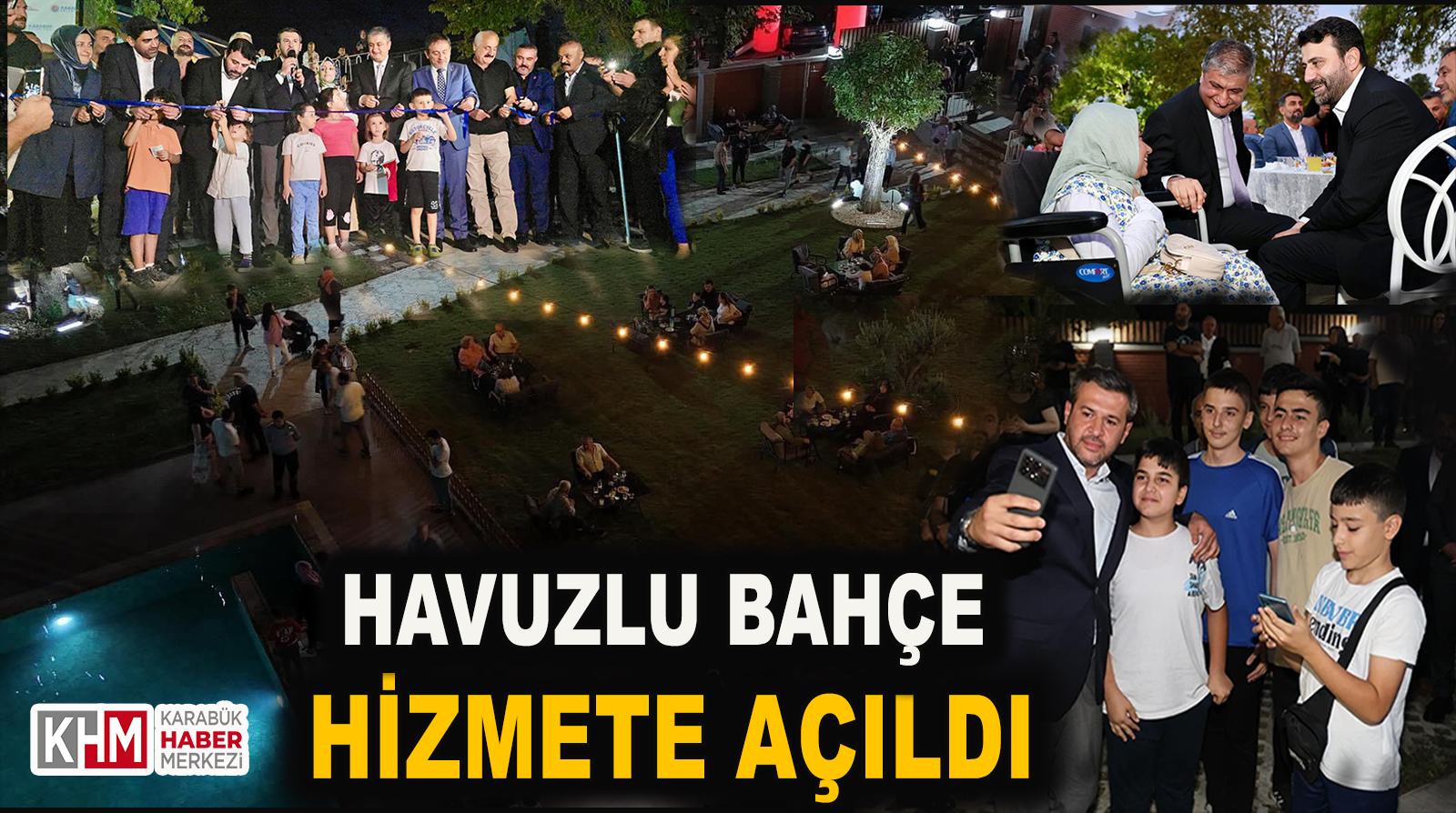 Havuzlu Bahçe Sosyal Tesisleri Vatandaşların Hizmetine Açıldı