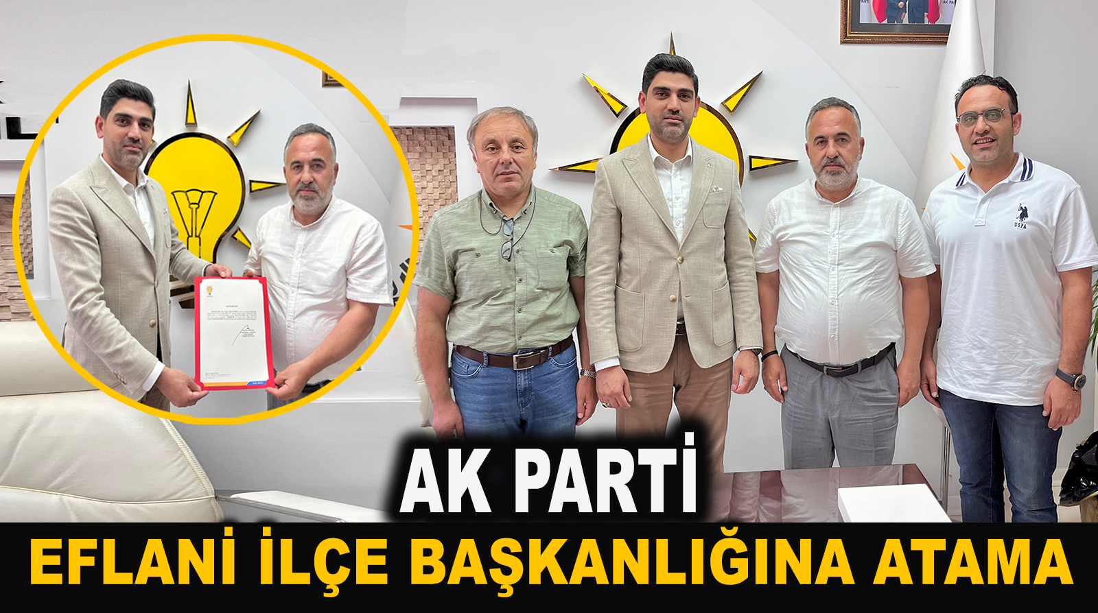 AK Parti Eflani İlçe Başkanlığına Hüseyin Ersoy Atandı