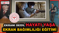 “Ekranı Değil, Hayatı Yaşa” Temasıyla Ekran Bağımlılığı Eğitimi Düzenlendi