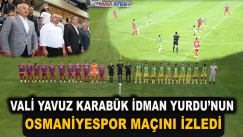 Vali Mustafa Yavuz, Karabük İdman Yurdu’nun Osmaniyespor Maçını İzledi.