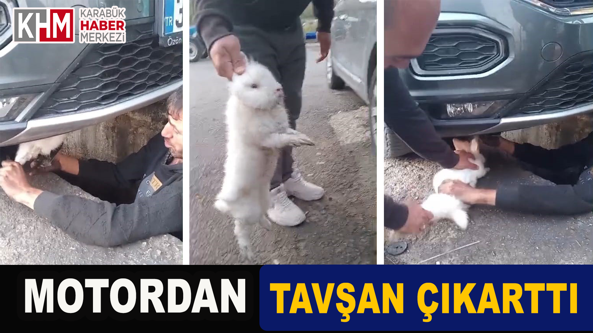 Şapkadan Değil, Motordan Tavşan Çıkarttı