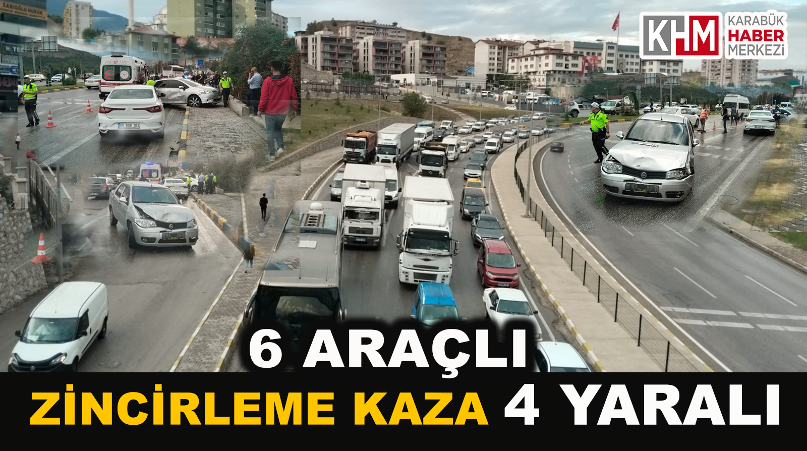 Zincirleme Kaza: 4 Yaralı