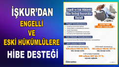 Karabük’te Engelliler İle Eski Hükümlülere Hibe Desteği Verilecek