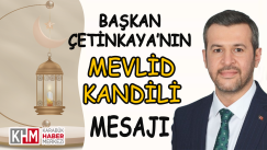 Karabük Belediye Başkanı Özkan Çetinkaya’nın Mevlid Kandili Mesajı