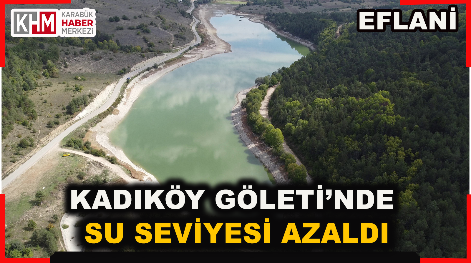 Kadıköy Göleti’nde Su Seviyesi Azaldı