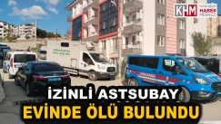 İzinli Astsubay Evinde Ölü Bulundu