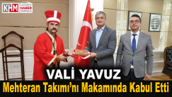 Vali Mustafa Yavuz Safranbolu Mehteran Takımı’nı Makamında Kabul Etti