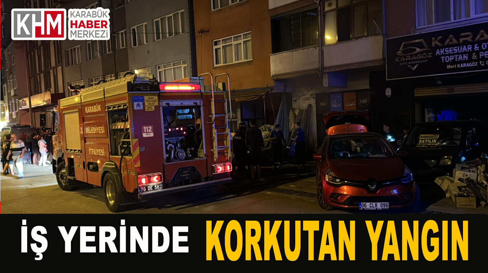 Yeşil Mahalle’de İş Yerinde Korkutan Yangın