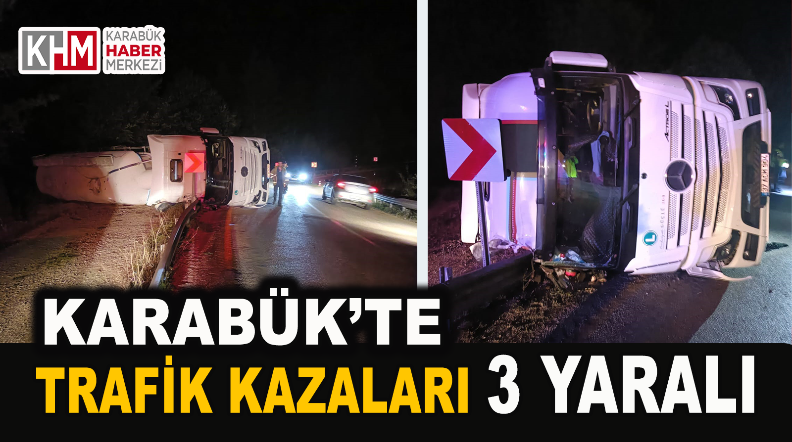 Karabük’te Trafik Kazaları: 3 Yaralı