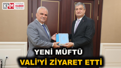 KARABÜK MÜFTÜSÜ ALİ ERHUN VALİ YAVUZ’U ZİYARET ETTİ