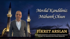 Esnaf Odası Başkanı Arslan’dan Mevlid Kandili Mesajı