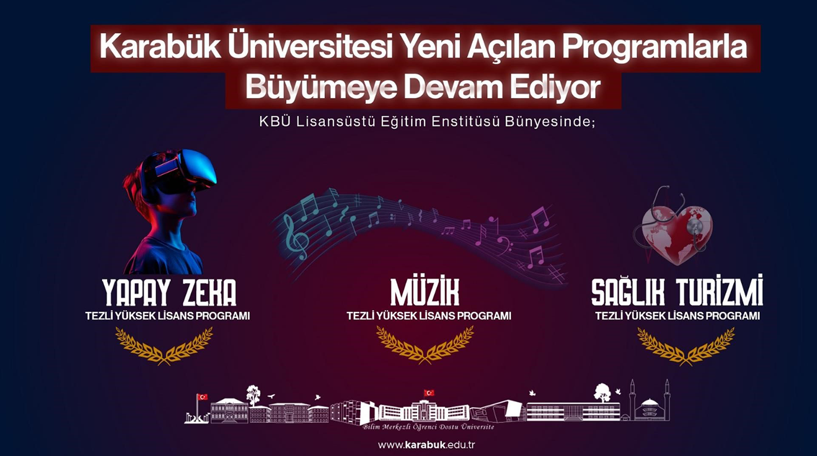 KBÜ’de Yeni Programlar Açıldı