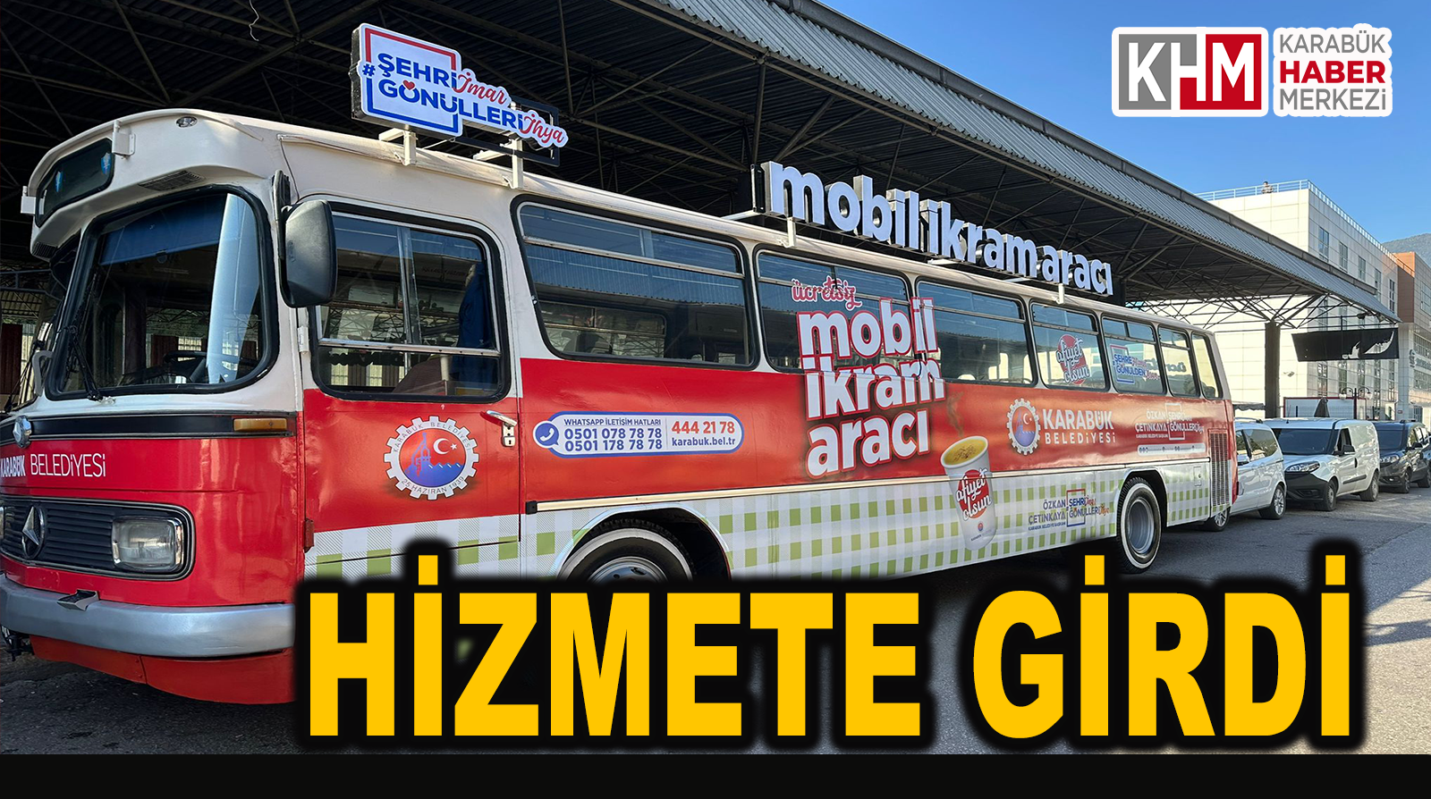 Mobil İkram Aracı Hizmete Başladı 