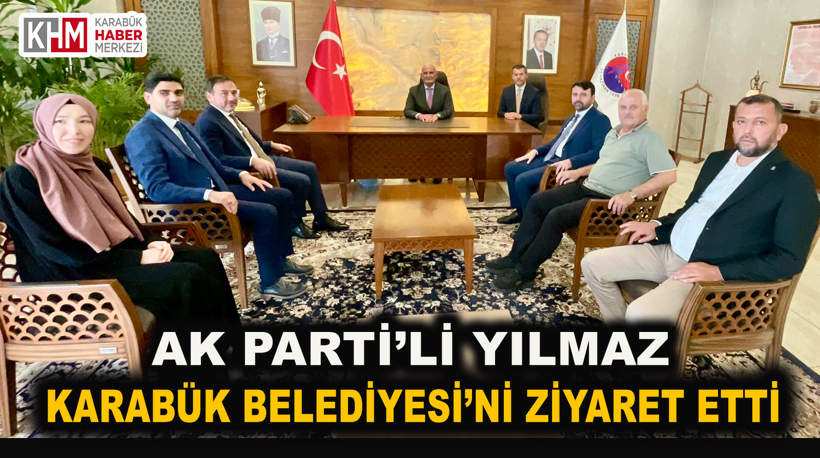 Yusuf Ziya Yılmaz, Karabük Belediyesi’ni Ziyaret Etti