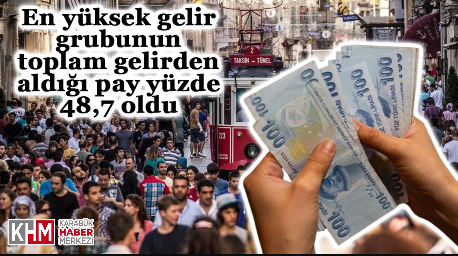 En Yüksek Gelir Grubunun Toplam Gelirden Aldığı Pay Yüzde 48,7 Oldu