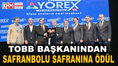 TOBB Başkanından Safranbolu Safranına Ödül