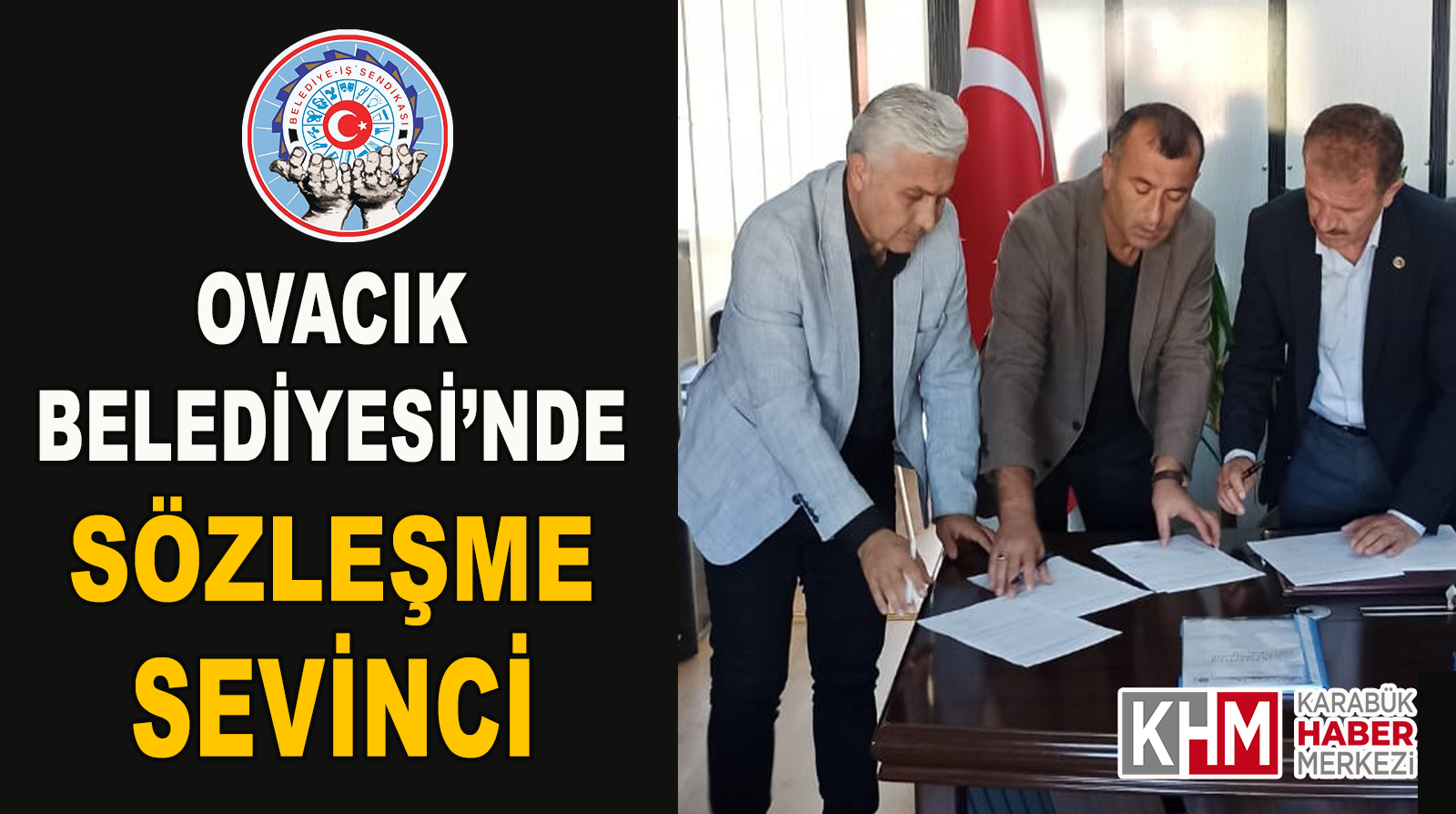 Belediye-İş Sendikası Karabük Şube Başkanı Tarık Düzyer açıklaması