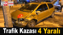 Karabük’te trafik kazası: 4 yaralı