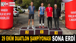 “29 Ekim Duatlon Şampiyonası” sona erdi.