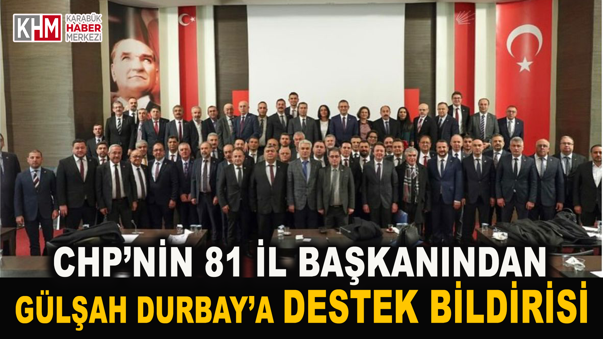 CHP’nin 81 İl Başkanından Gülşah Durbay’a destek bildirisi