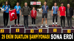 “29 Ekim Duatlon Şampiyonası” sona erdi.