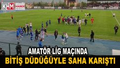 Karabük’te Amatör Lig Maçında Bitiş Düdüğüyle Saha Karıştı